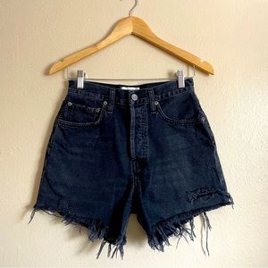 Agolde Riley Shorts in black (Size 26)